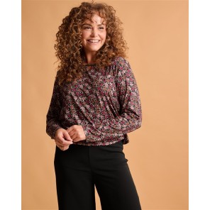 FOS T-shirt 7603 Mimi Millefleur Bordeaux